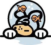 170x152 Clip Art Of Funny Cartoon Dog Reading Newspaper K1396697