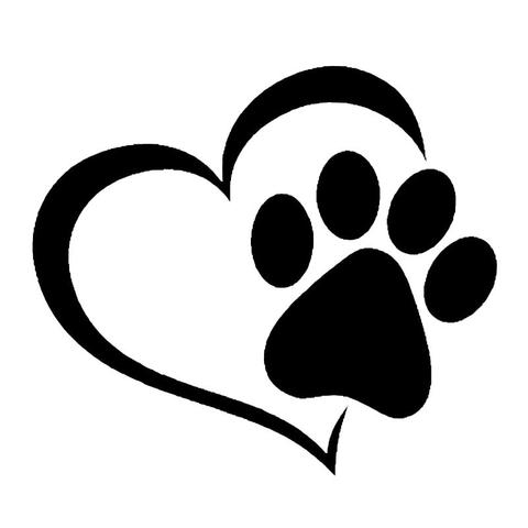 480x480 Dog Paw Print Window Car Sticker The Top Dog Deals