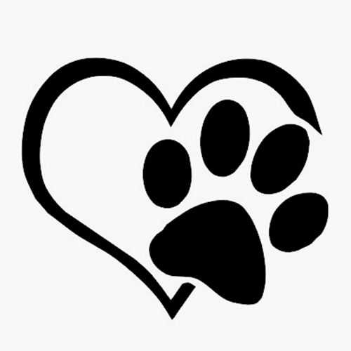 500x500 Best Paw Print Clip Art Ideas Dog Paw Prints