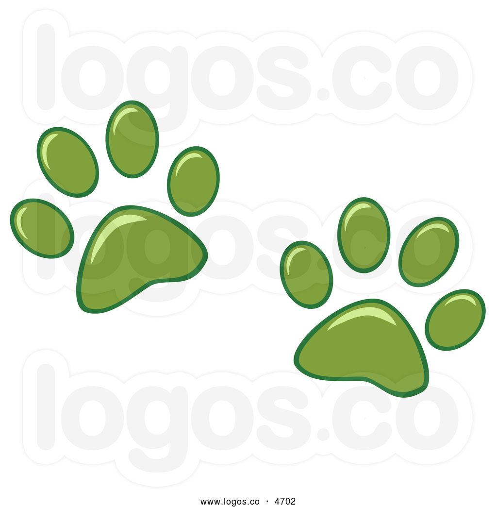 1024x1044 Paw Print Clipart Green