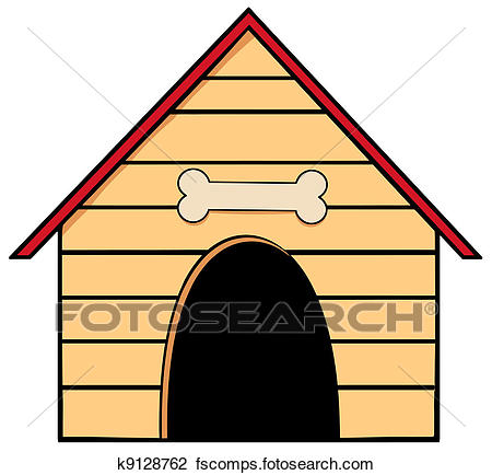 450x434 Clipart Of Dog House K9128762