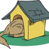 200x200 Doghouse Clipart