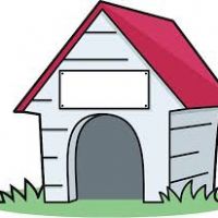 200x200 Doghouse Clipart