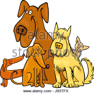 318x320 Cartoon Dogs Group Stock Vector Art Amp Illustration, Vector Image