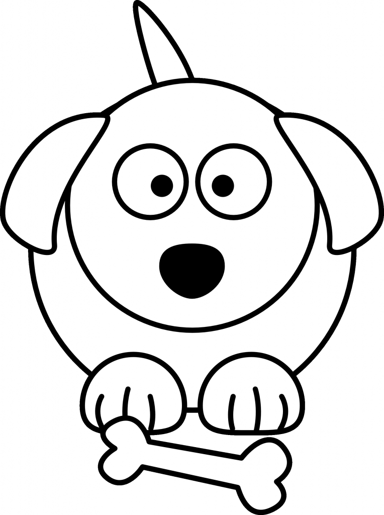 764x1024 Cartoon Drawing Of A Dog Drawings Of Dogs