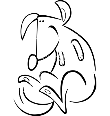 380x400 Doodle Dogs Drawings