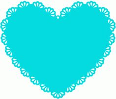 236x201 Heart Doily Clip Art