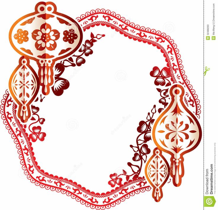 736x707 Paper Lantern Clipart Chinese Border
