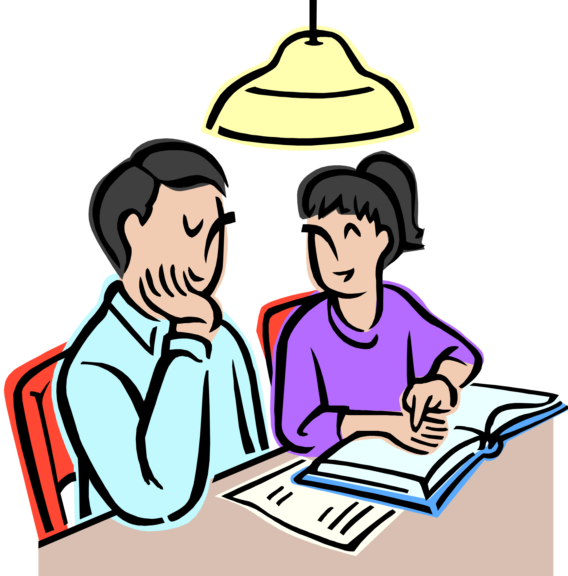 Doing Homework Cartoon Clipart | Free download on ClipArtMag