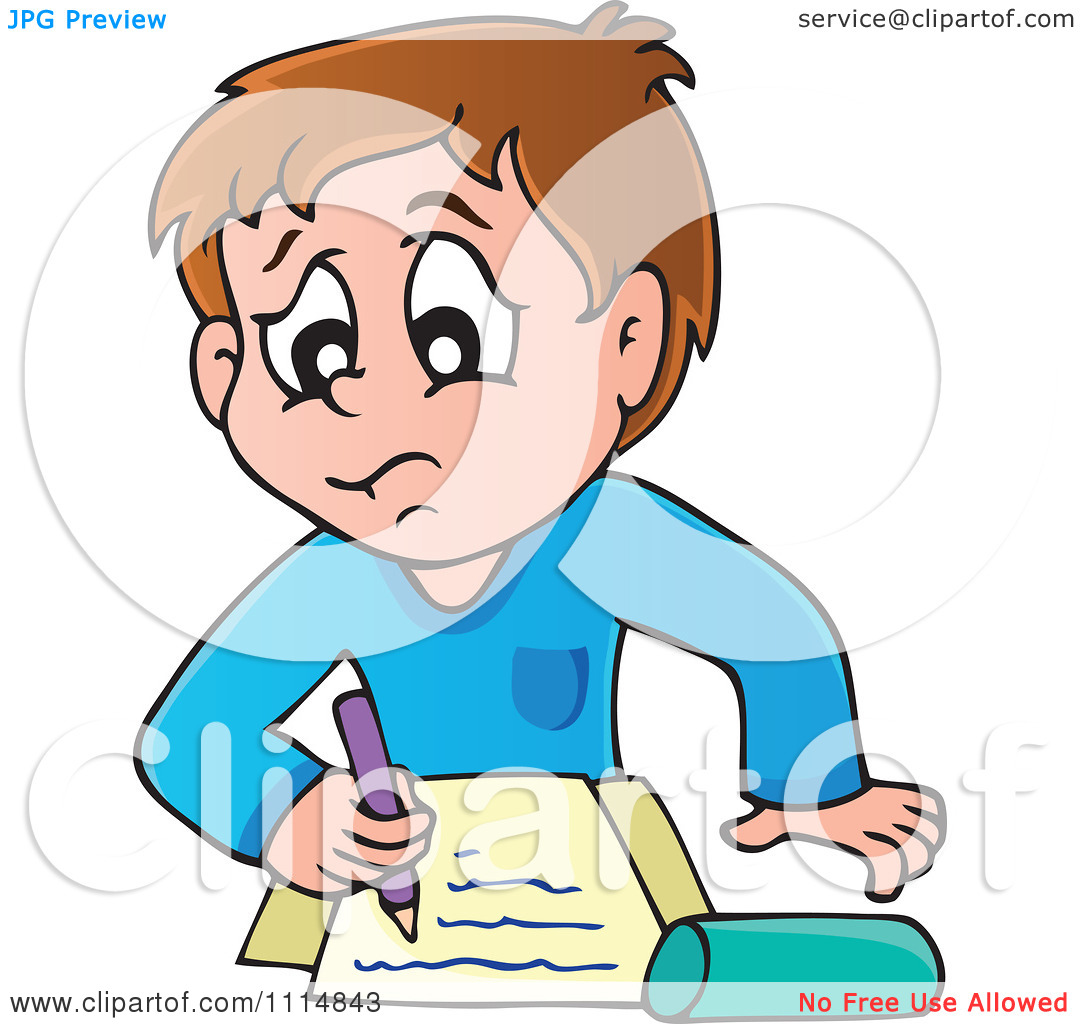 Doing Homework Cartoon Clipart Free Download On Clipartmag 