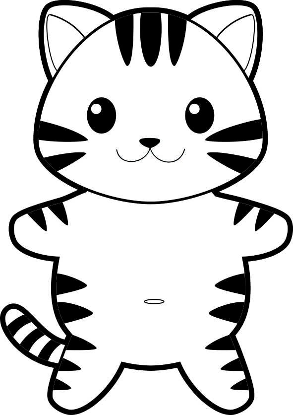 591x836 Printable Buddy Pets Paper Dolls Black Amp White Meserii