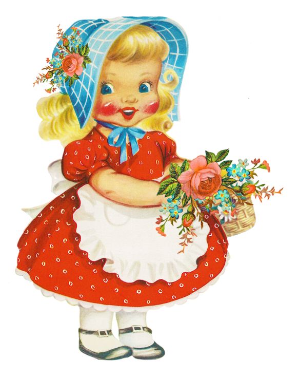 581x736 Dall Clipart Vintage Doll