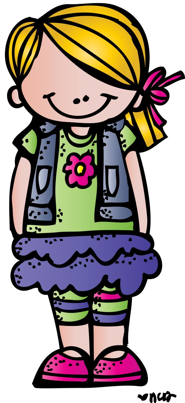 734x1600 Doll Clipart School