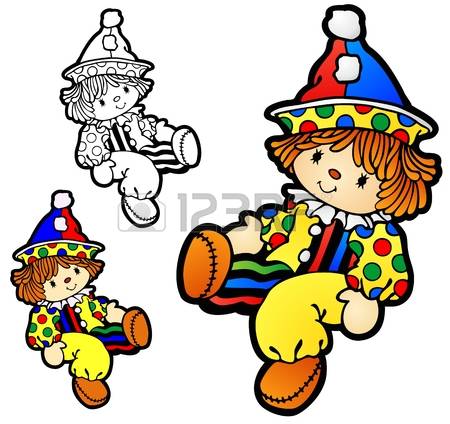 450x424 Rag Doll Clipart