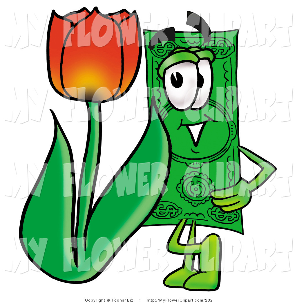 1024x1044 Clip Art Of A Dollar Bill Cash Mascot Cartoon Character With A Red