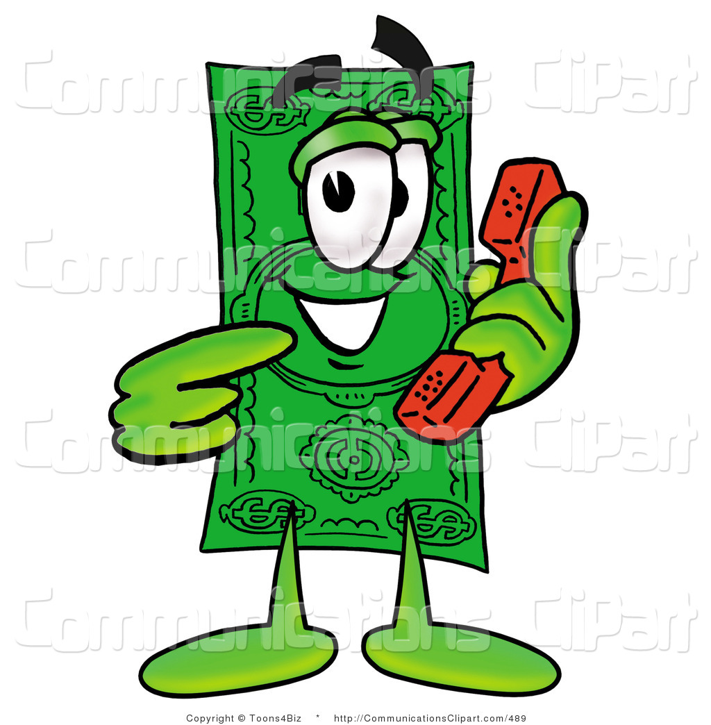 1024x1044 Communication Clipart Of A Dollar Bill Mascot Cartoon Character