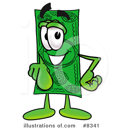 400x420 Dollar Bill Clipart