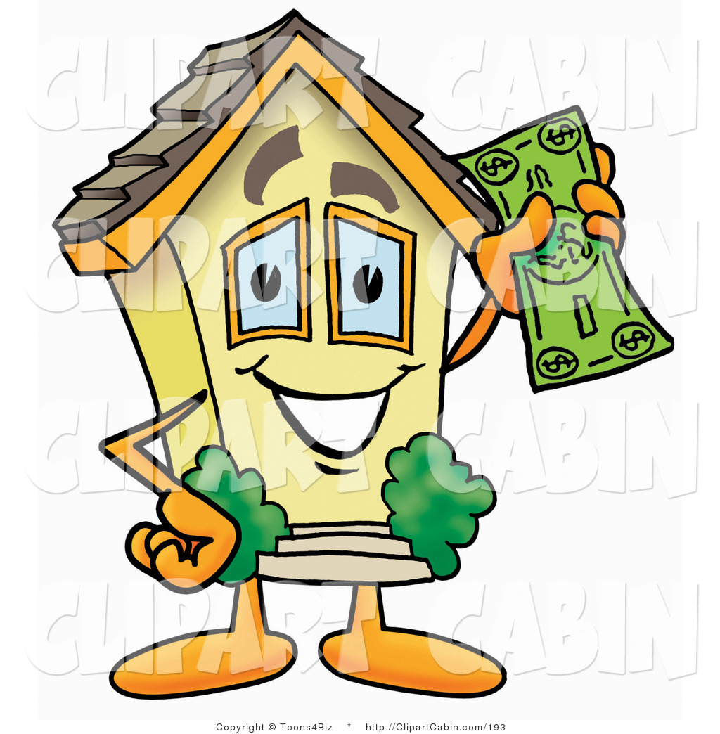 1024x1044 Cartoon Clip Art Of A Yellow Home Mascot Cartoon Character Holding
