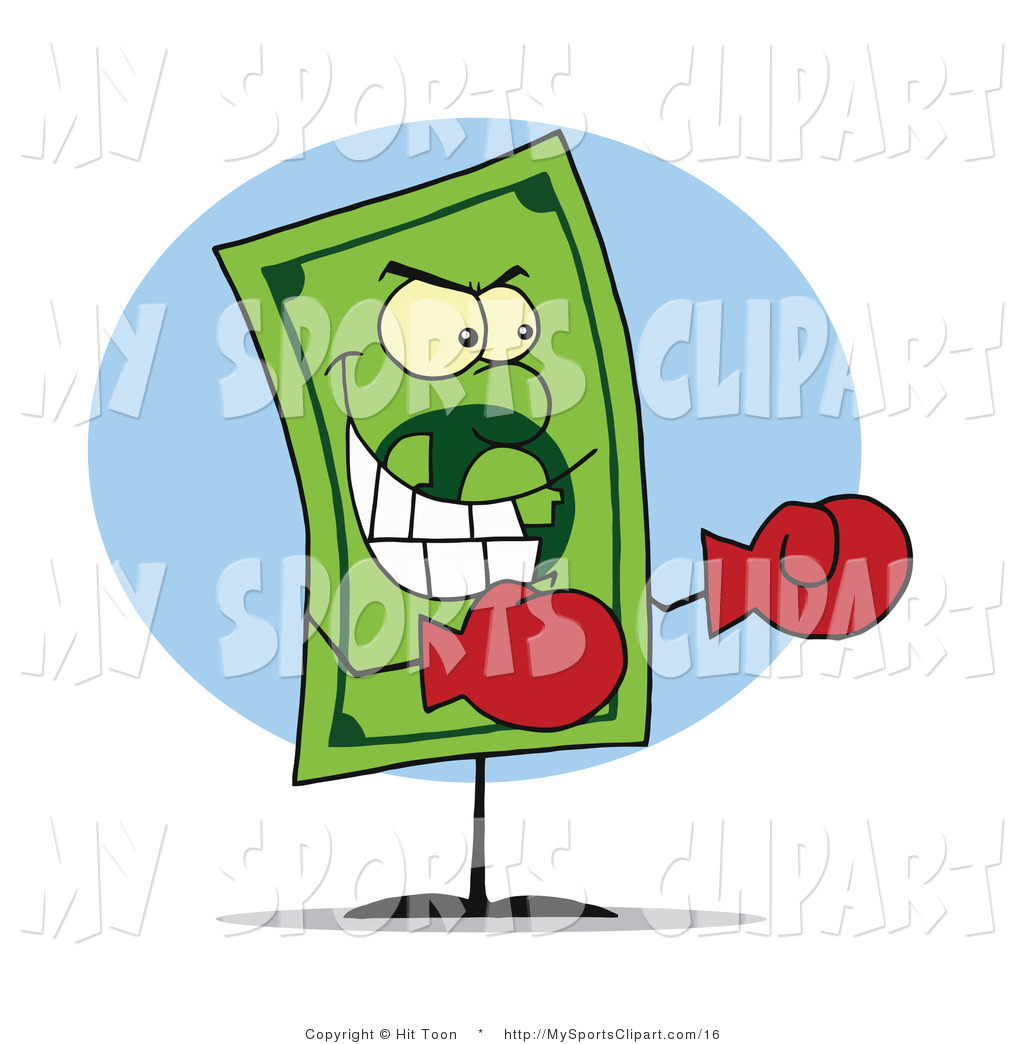 1024x1044 Sports Cliprt Of Tough Grinning Dollar Bill Boxing,