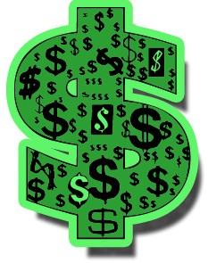 233x295 Free Clipart Dollar Sign
