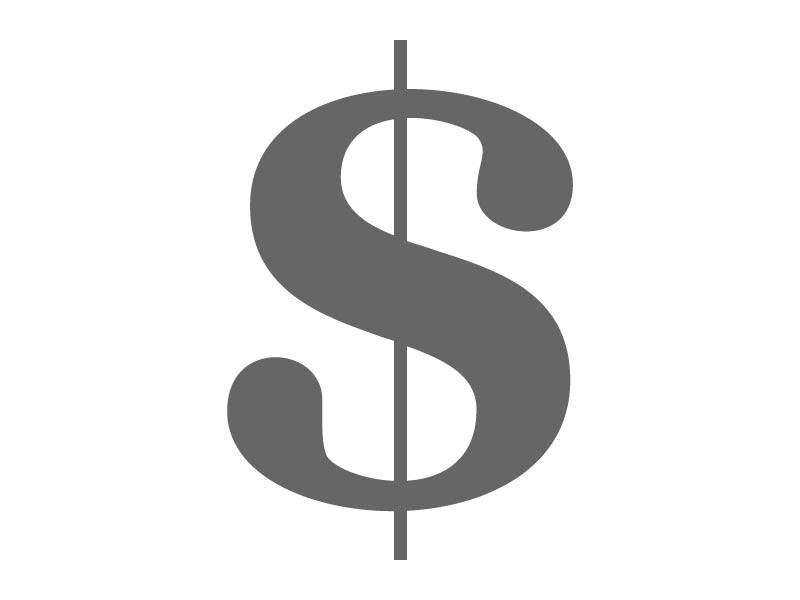 800x600 Dollar Sign Stencil Collection