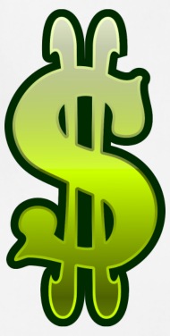 190x376 Dollar Symbol Clipart