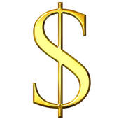 170x170 Sign Clipart Gold Dollar