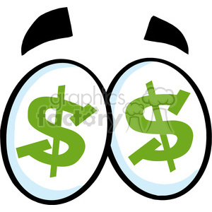 300x300 Royalty Free Royalty Free Rf Clipart Illustration Dollar Sign