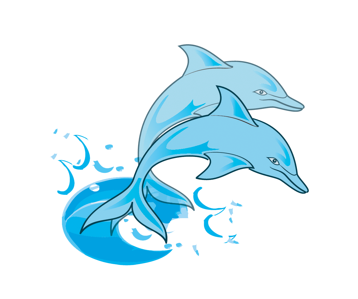1200x1002 Dolphin Clip Art Black And White Free 2
