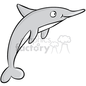 300x300 Royalty Free Small Dolphin 377037 Vector Clip Art Image