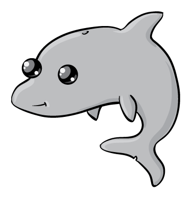 382x386 Dolphin Clipart Free Archives