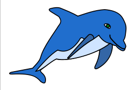 283x186 Dolphin Free Clip Art