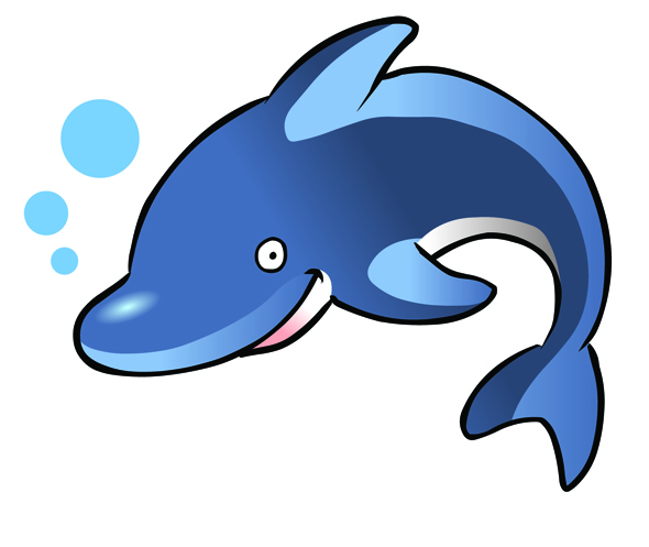 590x497 Dolphin Clip Art Black And White Free