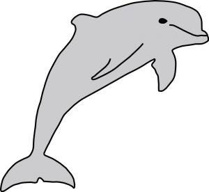 300x276 Dolphin Clip Art Download