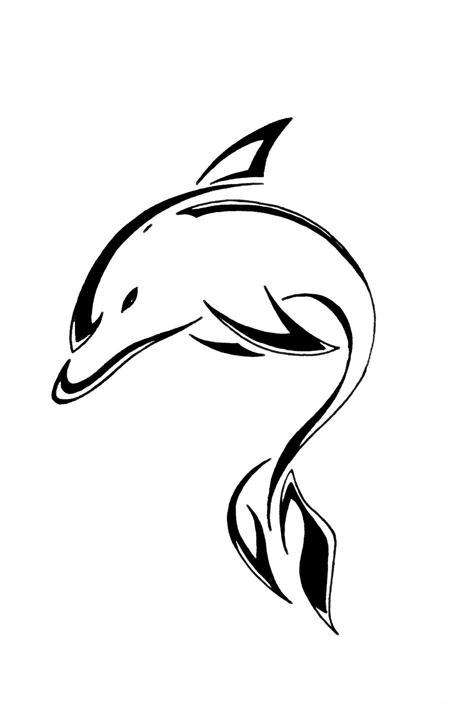 Dolphin Outline