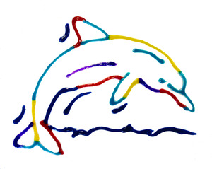 300x239 Best Dolphin Outline