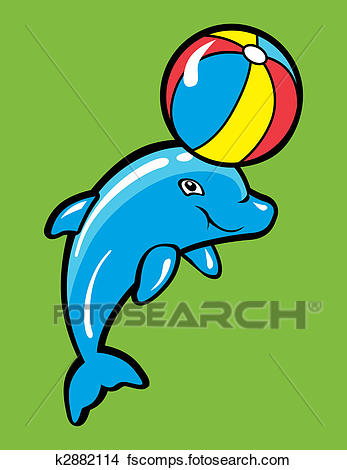 347x470 Clipart Of Baby Dolphin K2882114