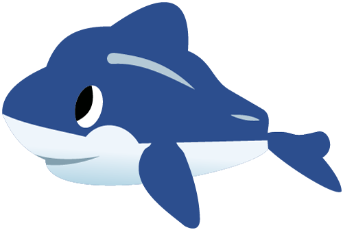 500x336 Free Clipart Of Dolphins And Whales