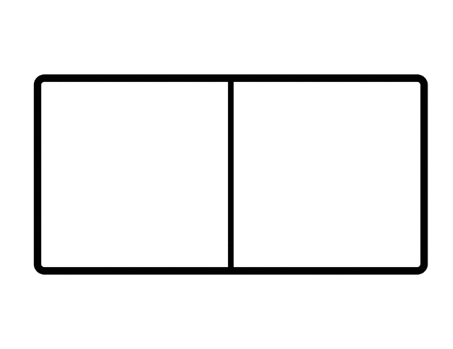 640x494 Domino With No Spots Clipart Etc