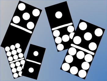 350x263 Black Domino Double 9 Clip Art Set By Schoolboxtreasures Tpt