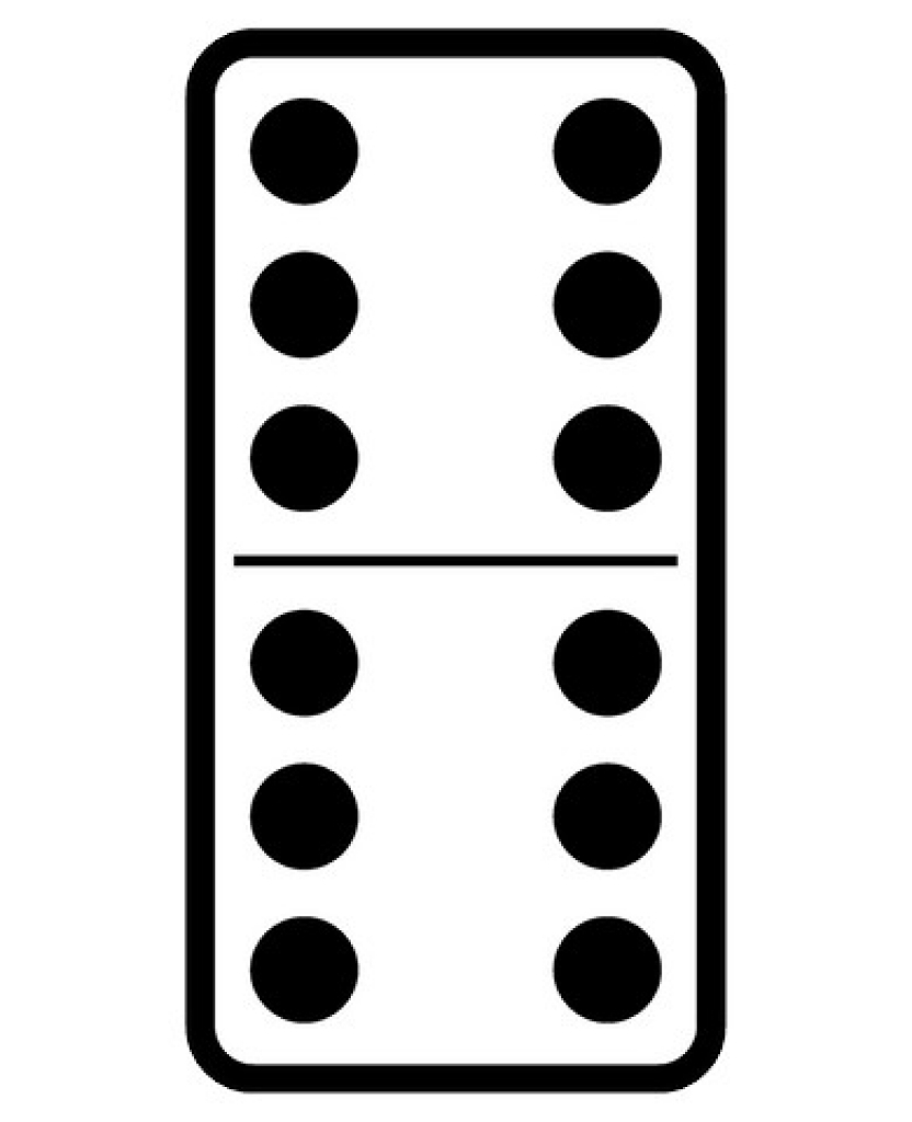 832x1024 Domino Clipart