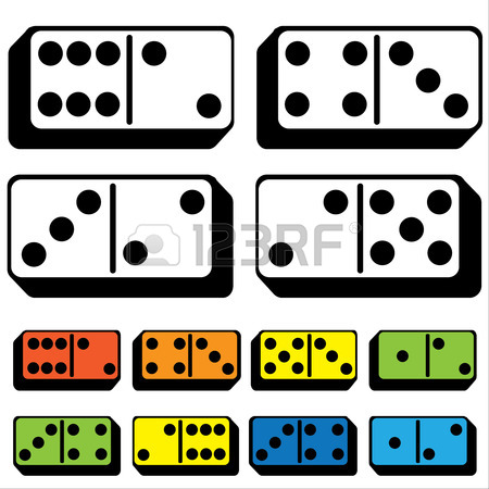450x450 Vector White Dominos Royalty Free Cliparts, Vectors, And Stock