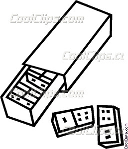 257x300 Dominoes Vector Clip Art