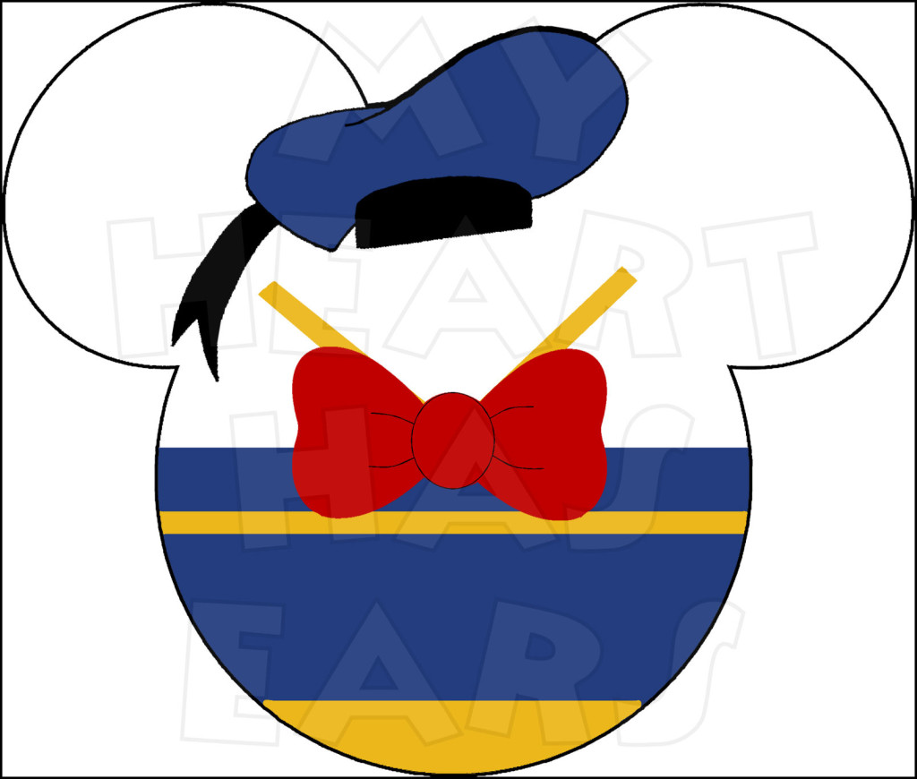 1024x870 Mickey Mouse Dressed As Donald Duck Instant Download Digital Clip