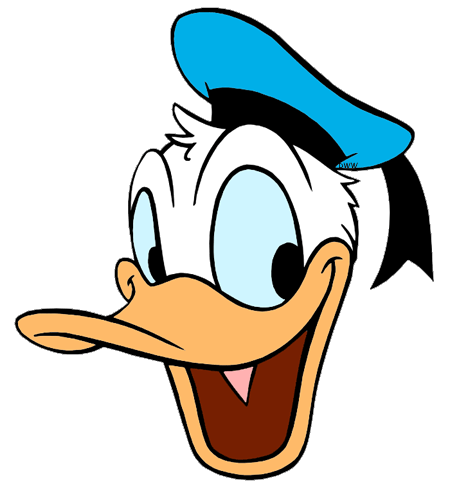 450x489 Donald Duck Clipart Duck Face