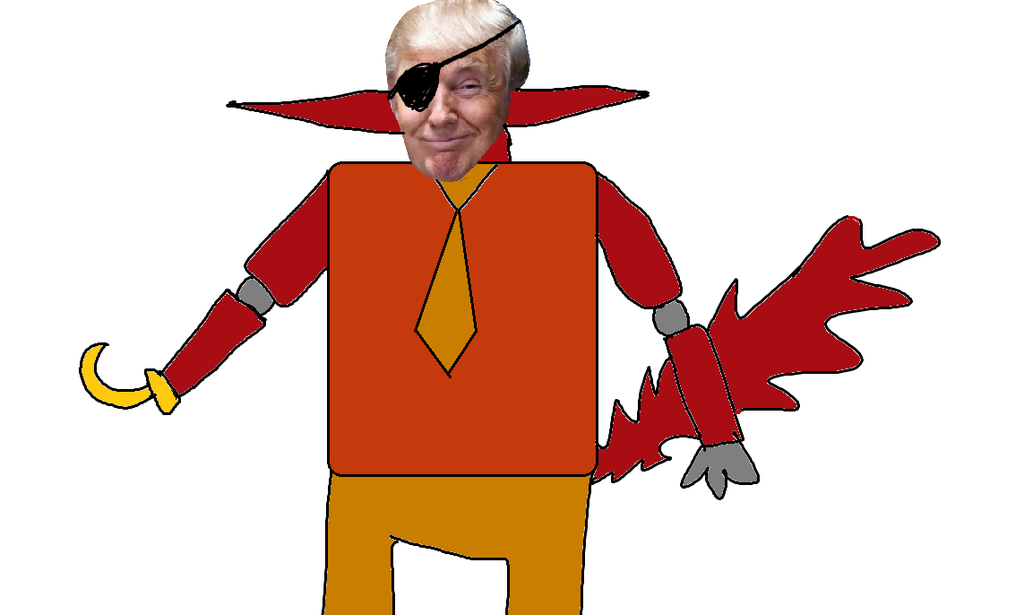 1024x615 Donald Trump Foxy Pirate By Hotdonaldt