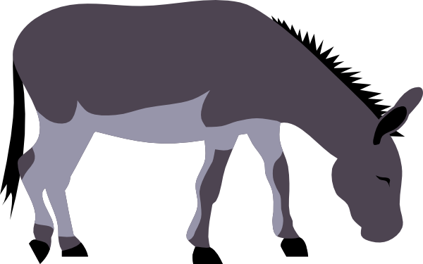 600x375 Donkey Clip Art