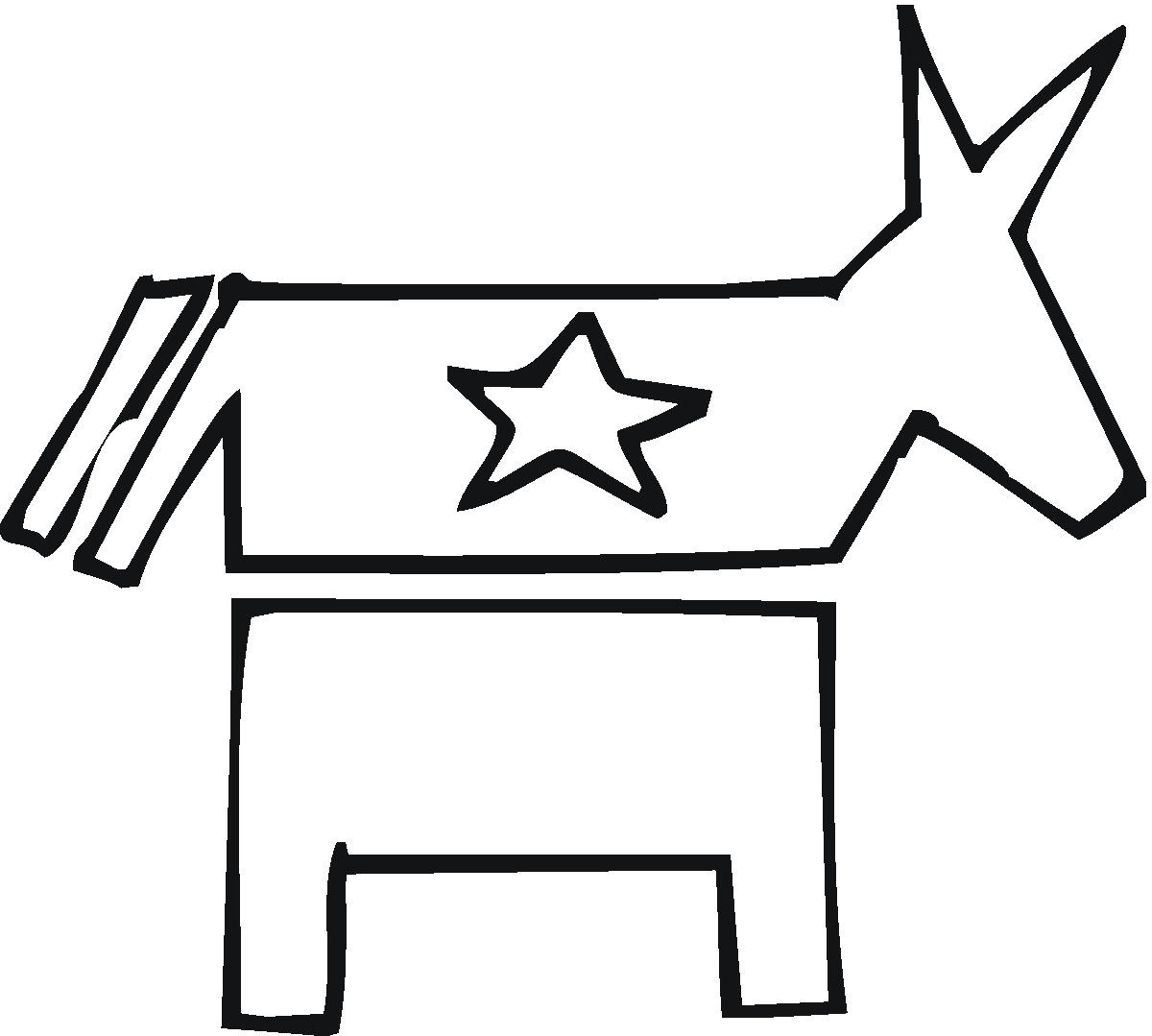 1200x1079 Democrat Character Clipart