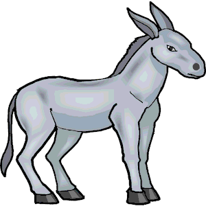 300x300 Donkey Clip Art Black And White Free Clipart Images 3 Image