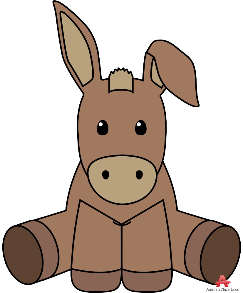827x999 Teddy Donkey Toy Free Clipart Design Download